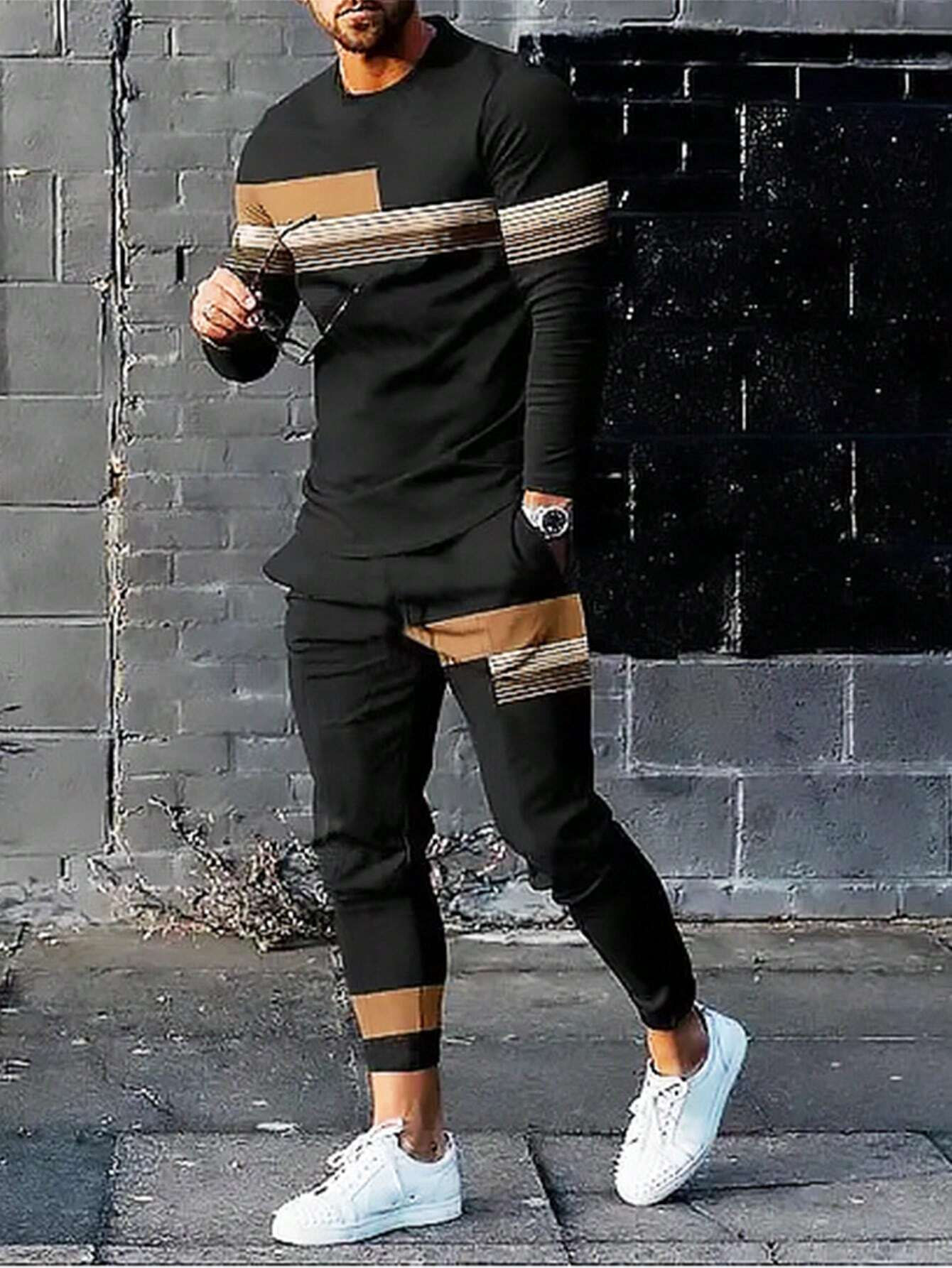 Men's 2pcs Stylish shirt and Jogger set