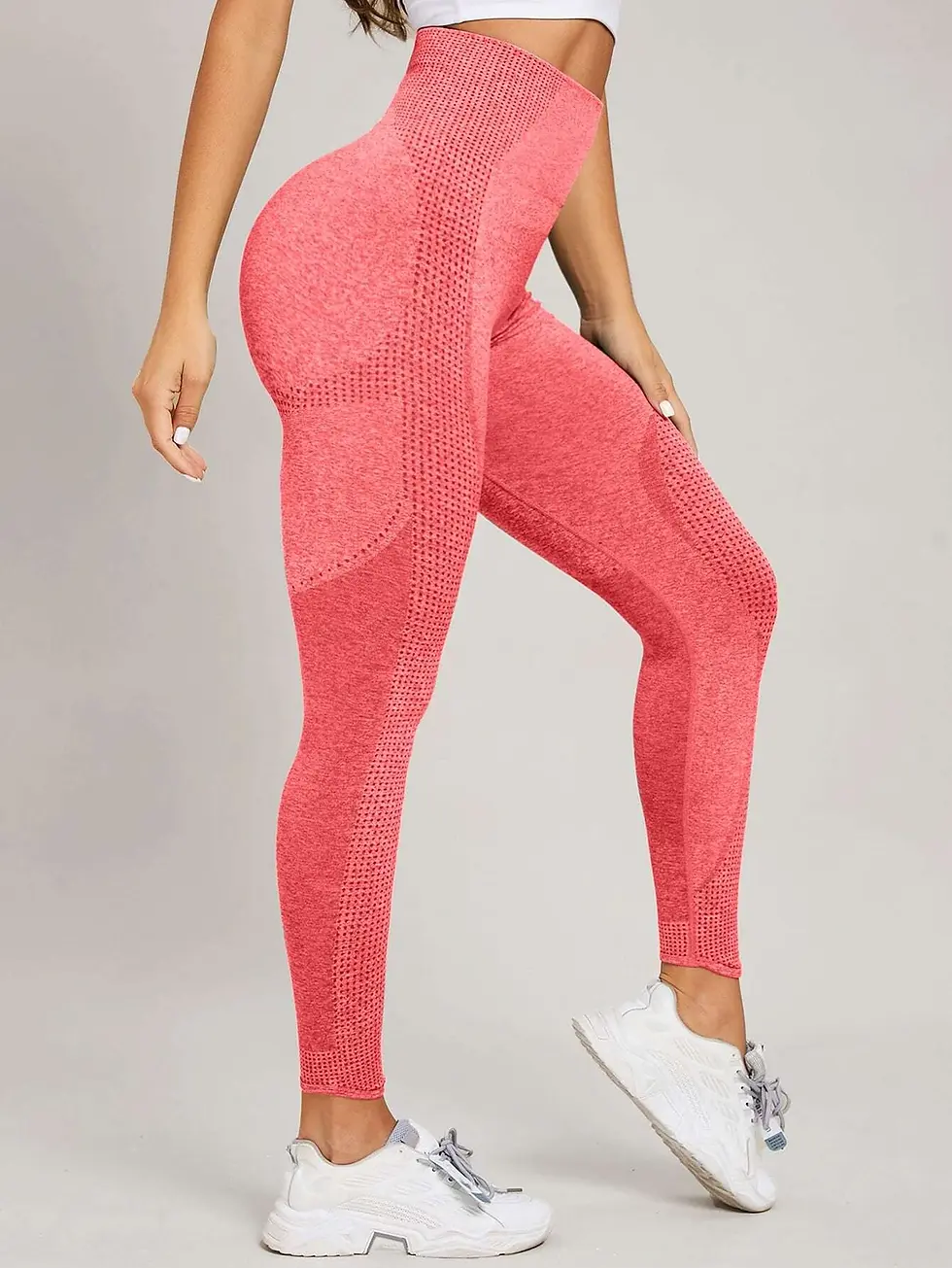 Thumbnail: Wide Band Waist Sports Leggings