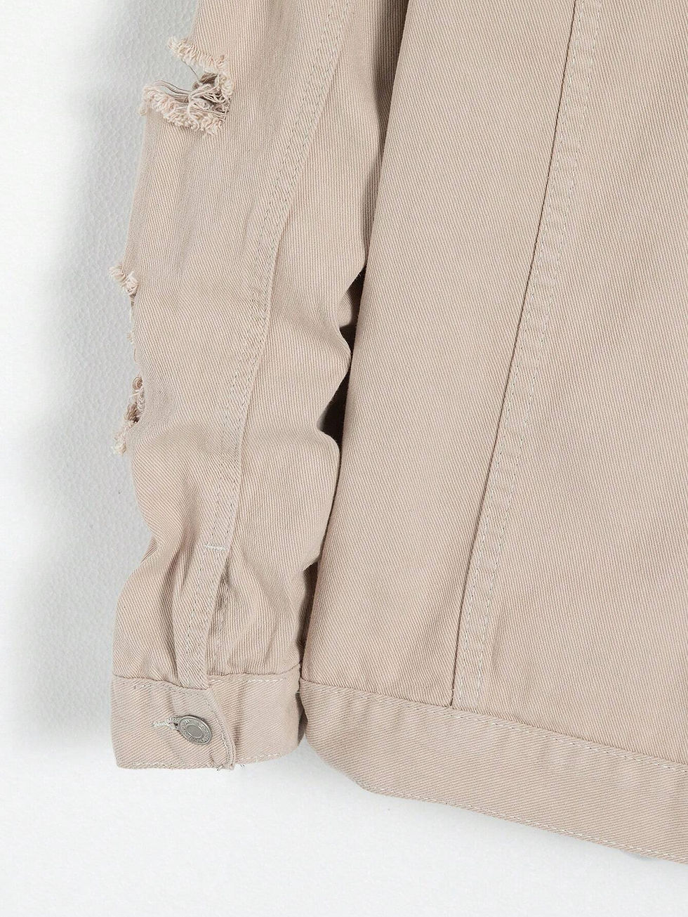 Thumbnail: Ripped Frayed Denim Jacket