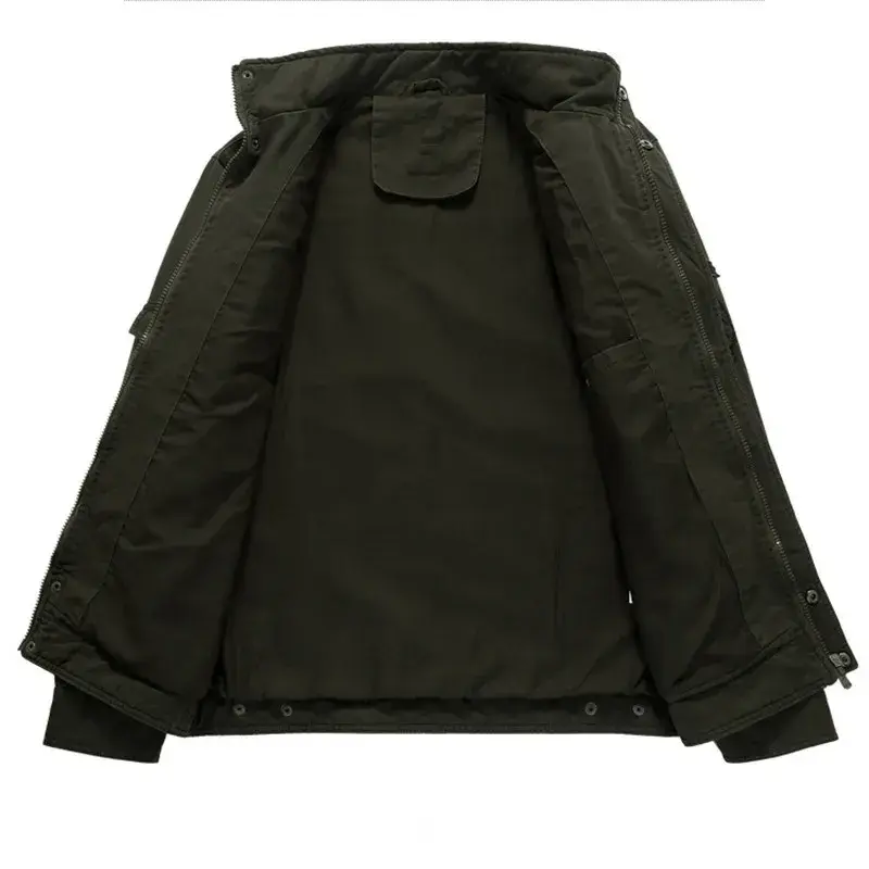 Thumbnail: Air Force Style Military Denim Jacket