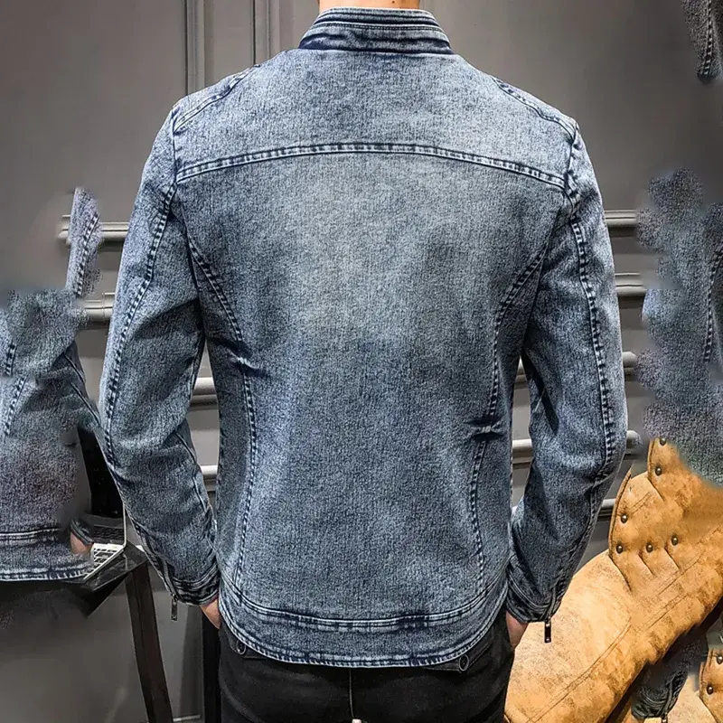 Thumbnail: Retro Slim fit Denim Jacket