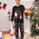 Thumbnail: Santa Pattern Couples PJs