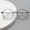 Thumbnail: Round Frame Blue Tint Eyeglasses