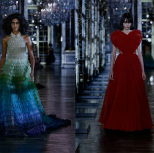 Dior’s Dark & Divine Runway for Fall 2021
