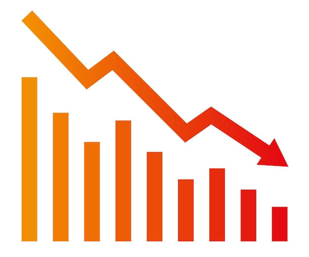 Gráfico de barras demonstrando a queda percentual da inadimplência em condomínios ao longo de 6 meses