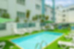 Piscina do Solis Praia Hotel, localizado em Itapema a 50 m do mar