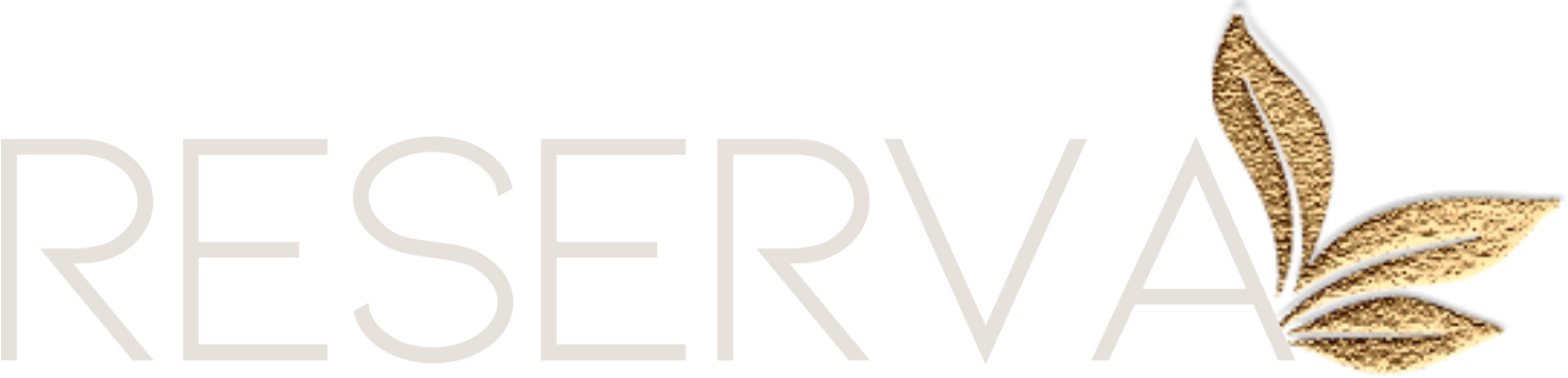 Logo Reserva Atibaia. Hospedagem exclusiva e vilas design em Atibaia, SP.