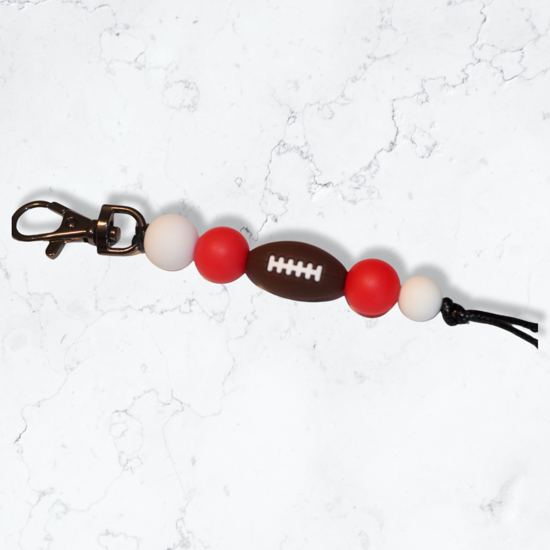 AFL TEAM COLOURS KEYRING