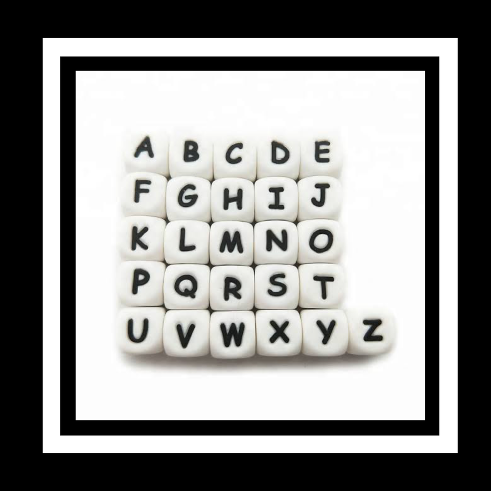 Thumbnail: KEYRING WITH LETTERS
