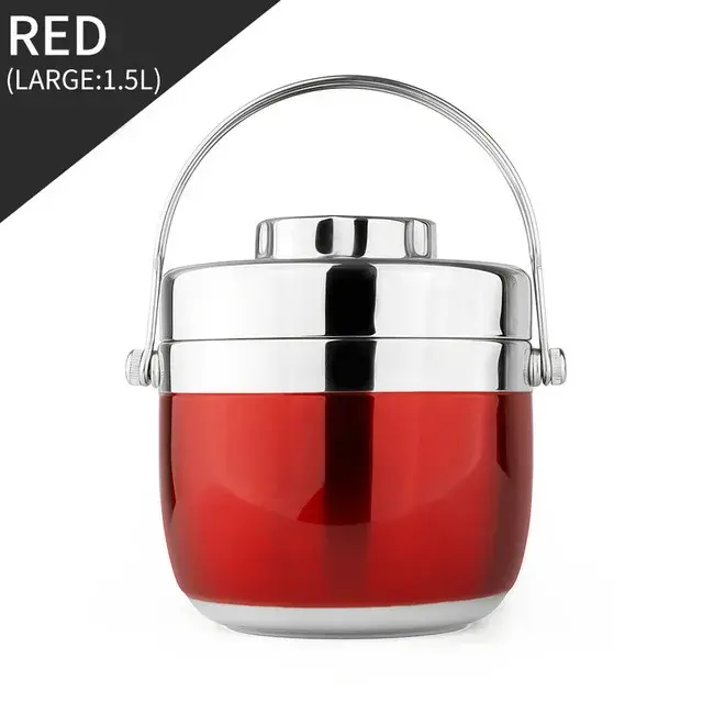 Thumbnail: Food Thermal Jar Insulation Soup Portable Stainless Steel Leak-Proof