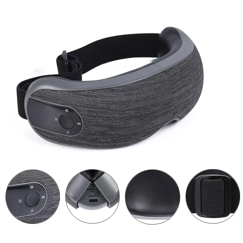 Thumbnail: Wireless Vibrating Rechargeable Foldable Kneading Heating Smart Eye Massager