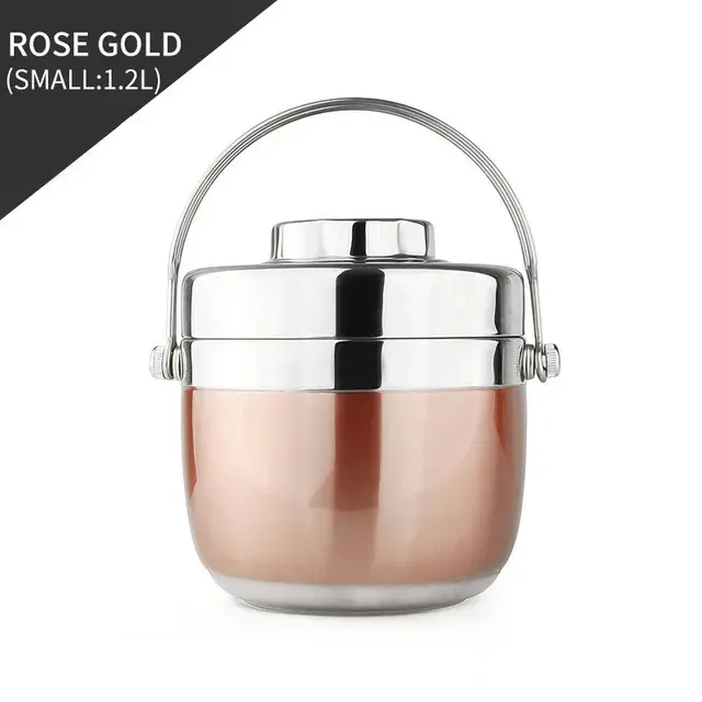 Thumbnail: Food Thermal Jar Insulation Soup Portable Stainless Steel Leak-Proof