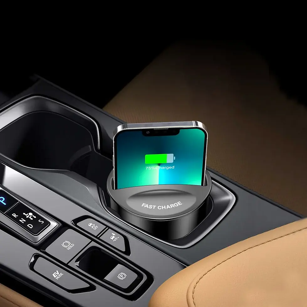 Thumbnail: Wireless Car Cup Holder Charger for Cell Phone X9 Mobile Phone Stand