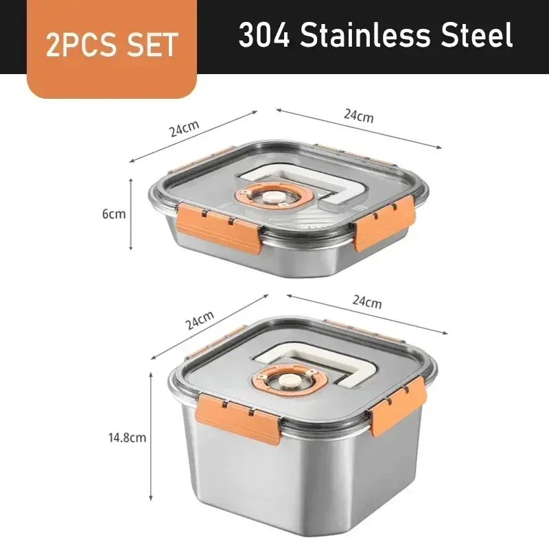 Thumbnail: Vacuum Food Storage Box Fresh-Keeping Canister Sealed Storage Container