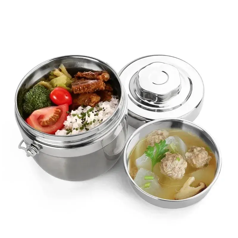 Thumbnail: Food Thermal Jar Insulation Soup Portable Stainless Steel Leak-Proof