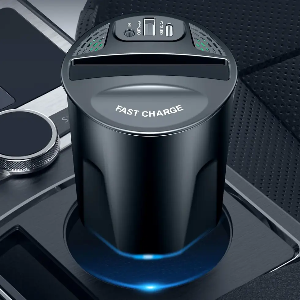 Thumbnail: Wireless Car Cup Holder Charger for Cell Phone X9 Mobile Phone Stand