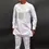 Thumbnail: Round Neck Long Sleeve  Two-Piece Social African Ethnic Men's Muslim Clothing