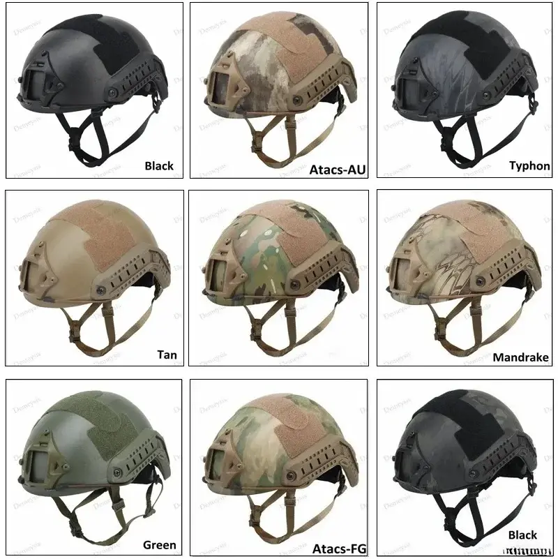 Thumbnail: Camouflage Tactical Helmets ABS Sport Outdoor Tactical Helmets