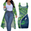 Thumbnail: Plus Size 2 Piece Women Cardigan Kimono Jacket Tight Dress Suit Bodycon Sets