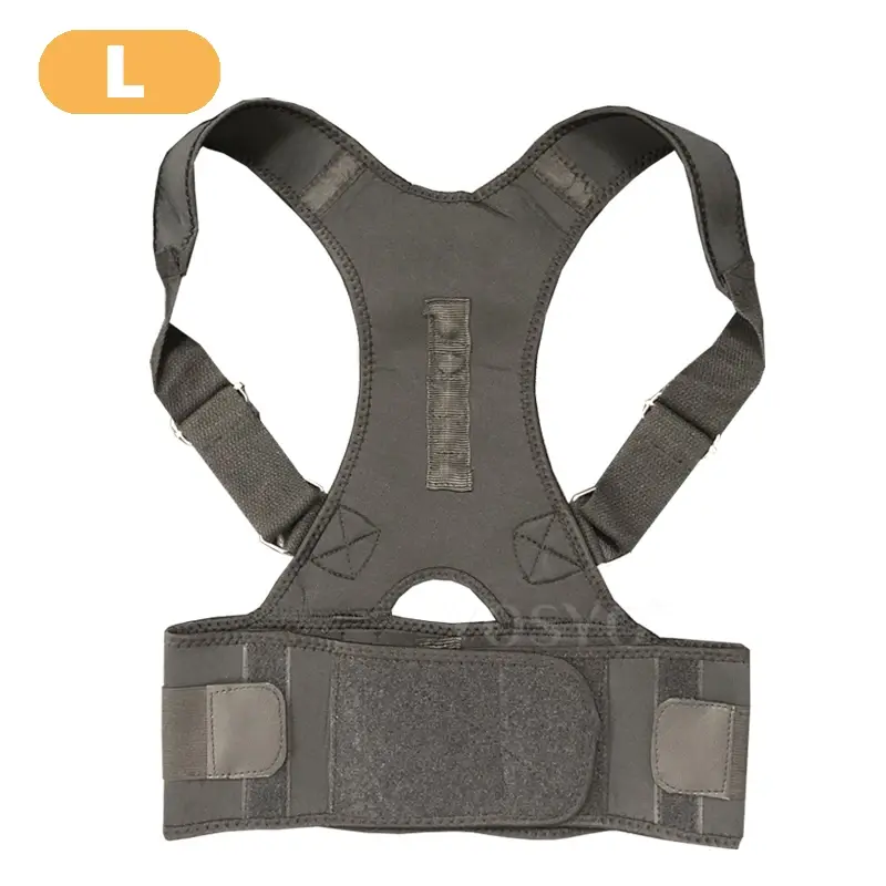 Thumbnail: Magnetic Therapy Brace Shoulder Back Support Belt for Men Women