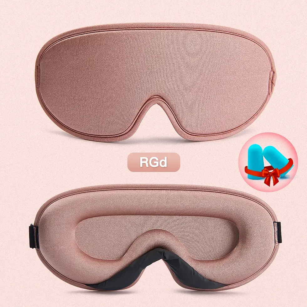 Thumbnail: 3D Sleep Eye Mask Blocking Light, Rest Relax Blindfold Aid Eye Patches