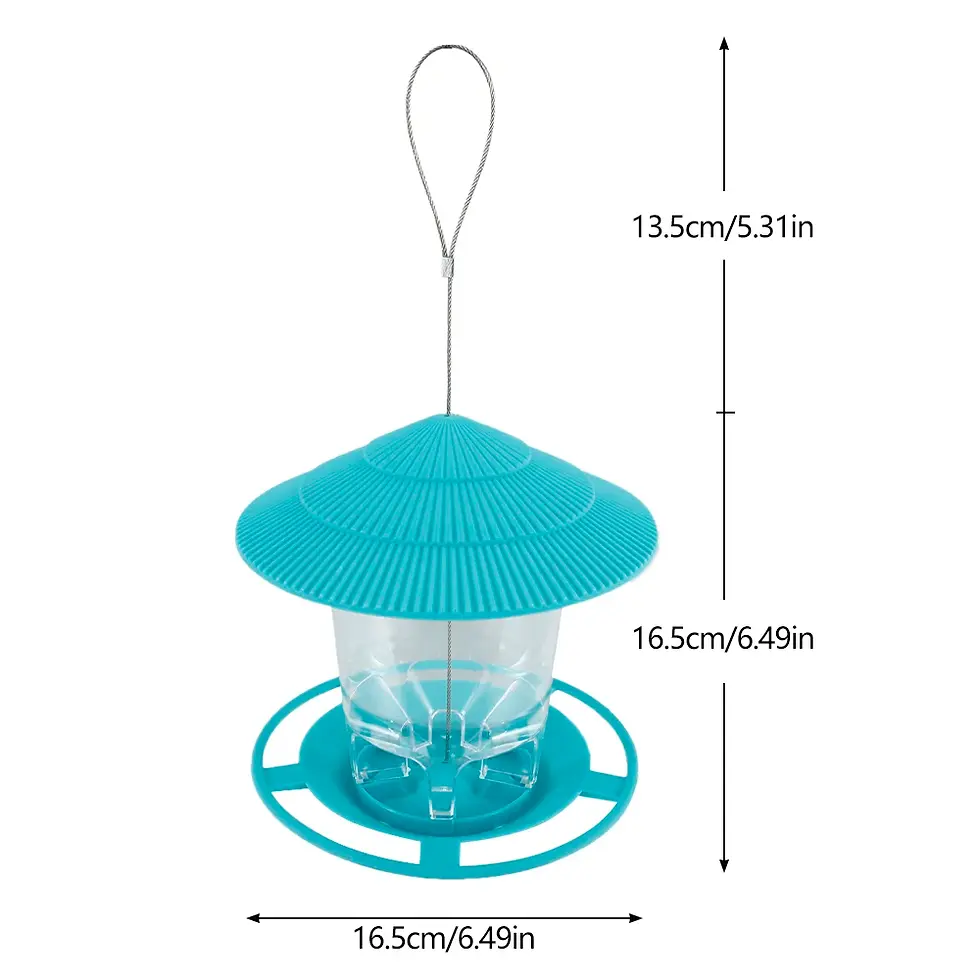 Thumbnail: Outdoor Bird Feeder Hanging Nut Feeding Multiple Hole Dispenser