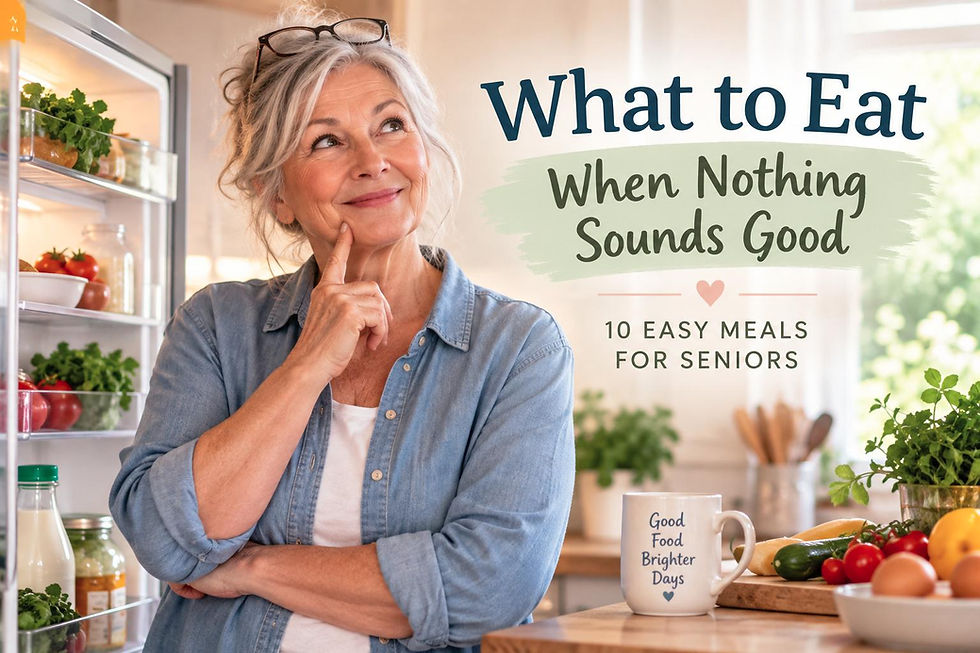 what to eat when nothing sounds good - banner