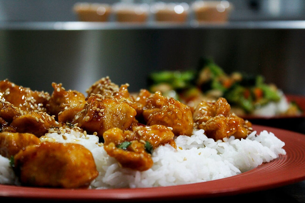 Cooking for one after 60 - chicken and rice bowl