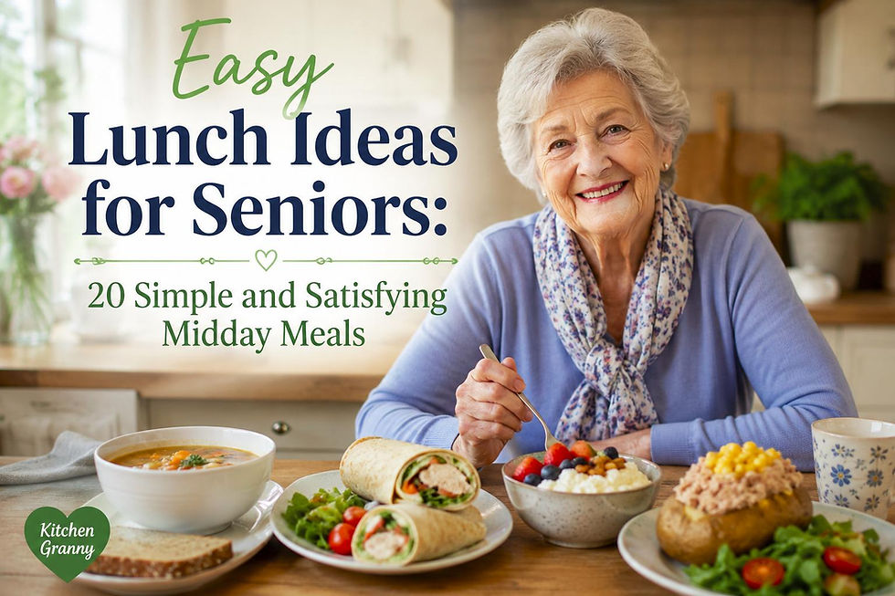 easy lunch ideas for seniors