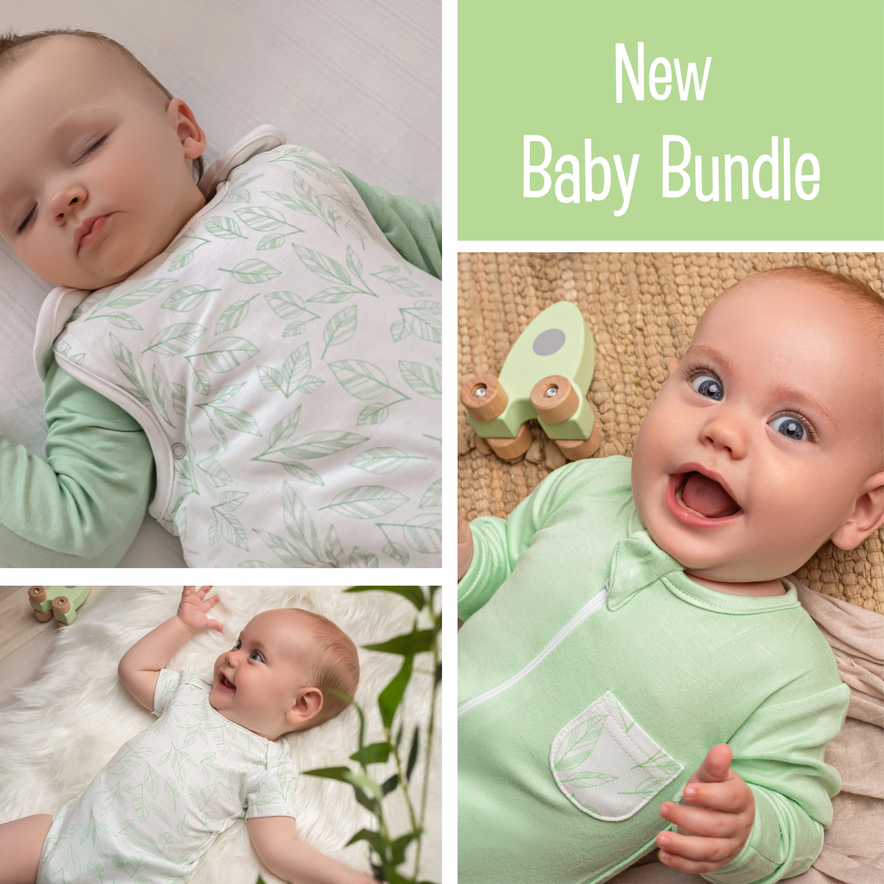 The GreenLeaf New Baby Bundle (0-3 months)