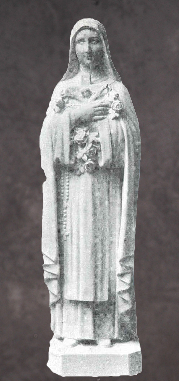 Sculpted St. Therese of Lisieux  0302