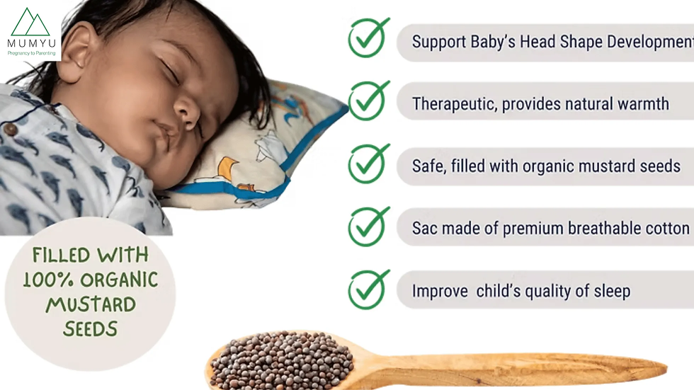 Mustard Seed Head Shaping Pillow