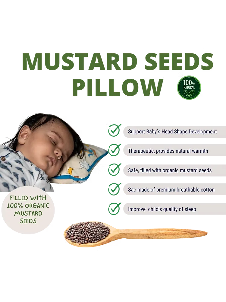 Mustard Seeds Pillow