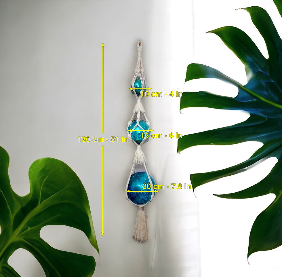 Thumbnail: DECORATIVE MACRAME WALL HANGING