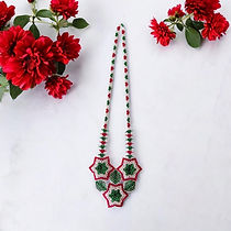 COLLAR FLORES TRICOLOR