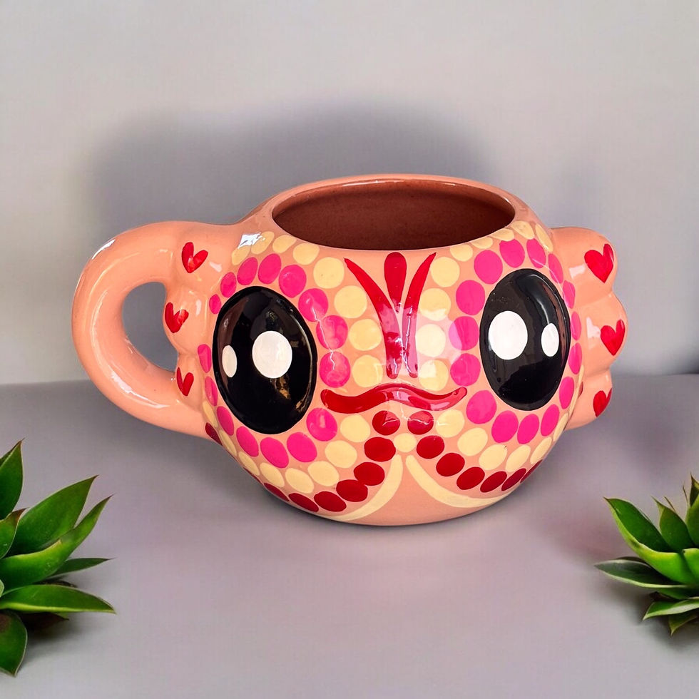 Miniatura: Taza artesanal ajolote