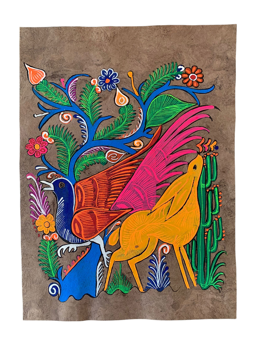 Thumbnail: HAND PAINTED AMATE PAPER