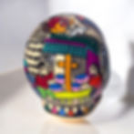 Miniatura: CRÁNEO ARTESANAL DE GUERRERO MÉXICO