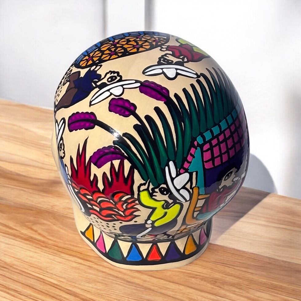 Miniatura: CALAVERA DE BARRO