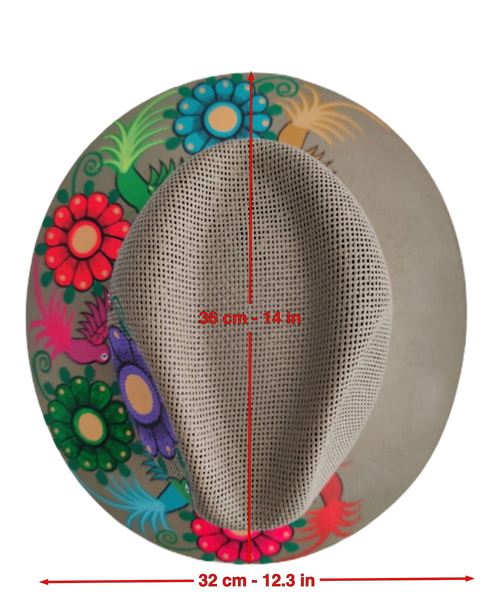 Thumbnail: HAND PAINTED FEDORA HAT