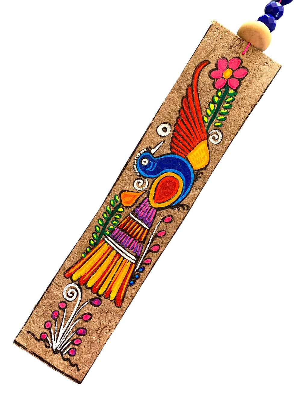 Thumbnail: HANDMADE AMATE PAPER BOOKMARK