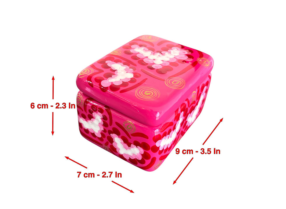 Thumbnail: HAND PAINTED JEWELRY BOX