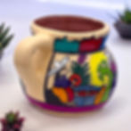 taza pintada a mano