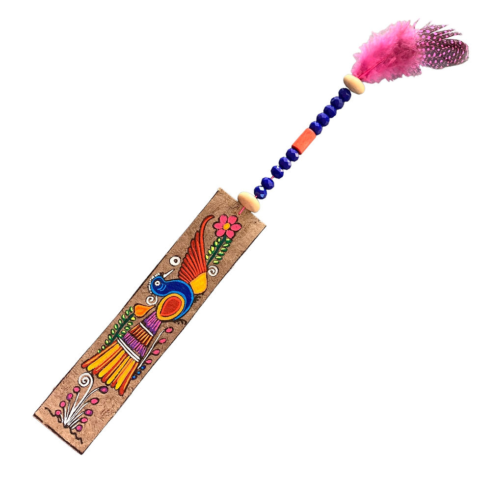 Thumbnail: HANDMADE AMATE PAPER BOOKMARK