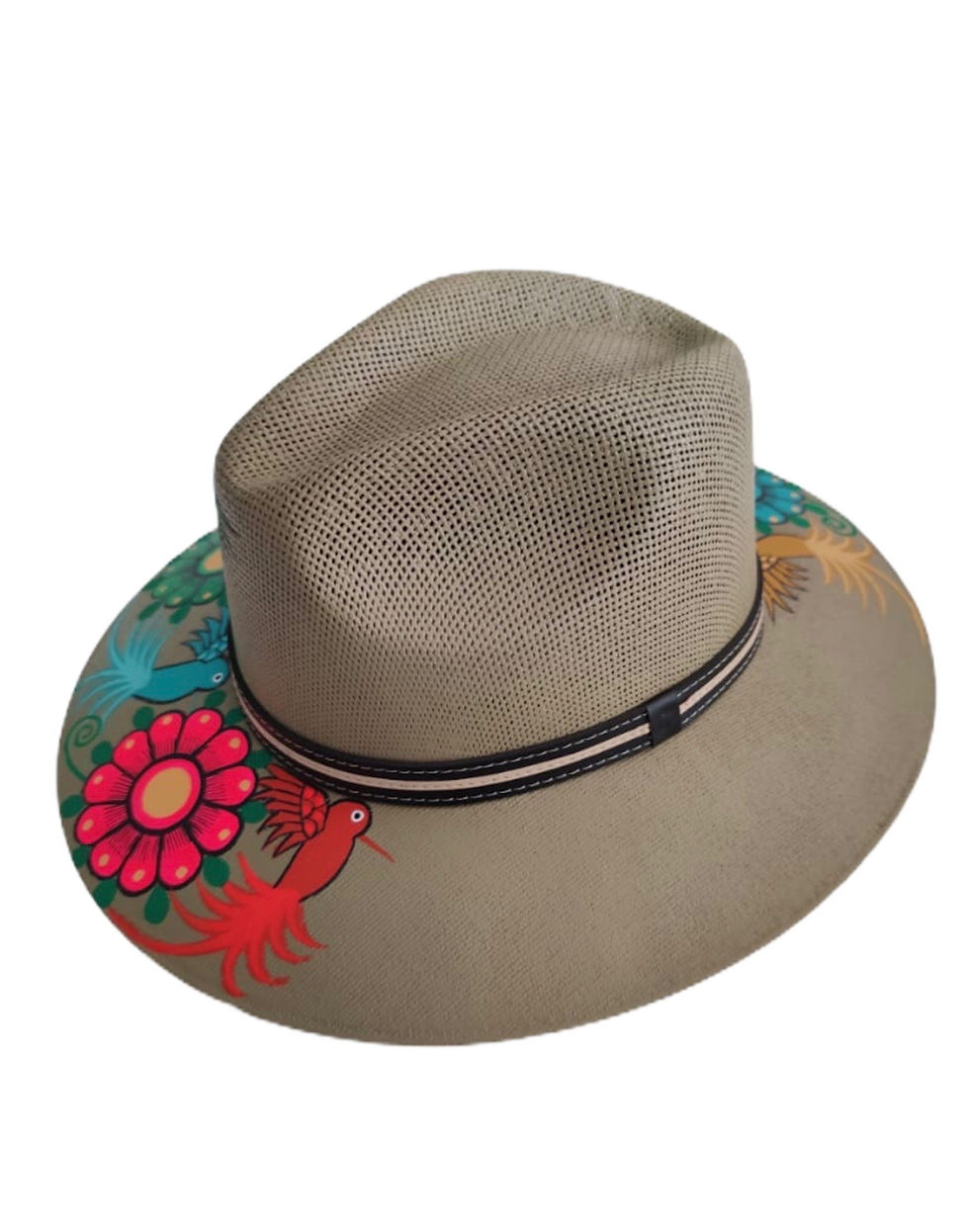 Thumbnail: HAND PAINTED FEDORA HAT