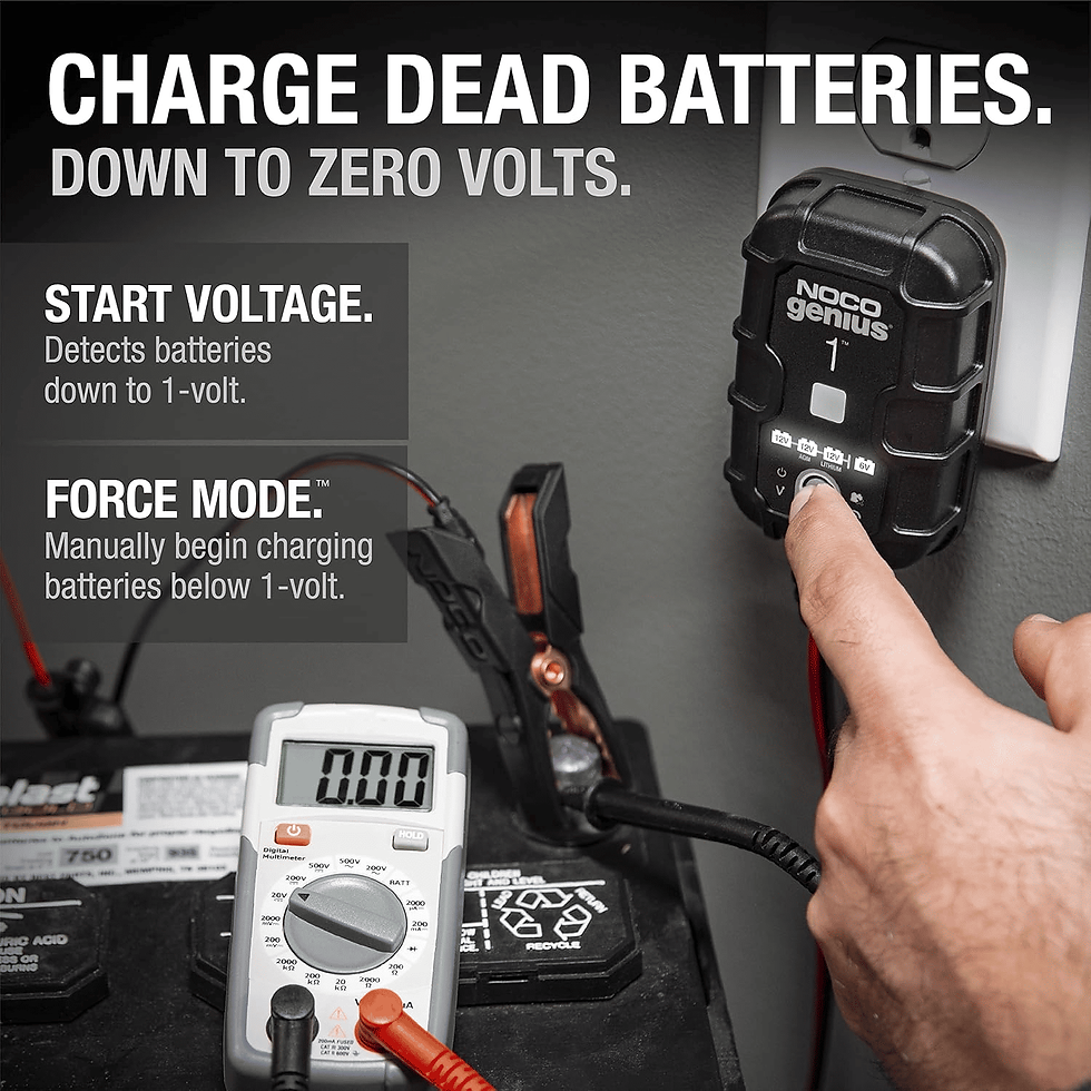 Thumbnail: NOCO GENIUS1 Smart Battery Charger and Maintainer