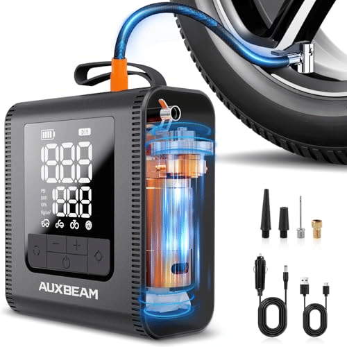 Thumbnail: Auxbeam H4 Portable Tire Inflator Air Compressor