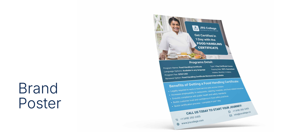 Brand in application — program poster — The system under content pressure