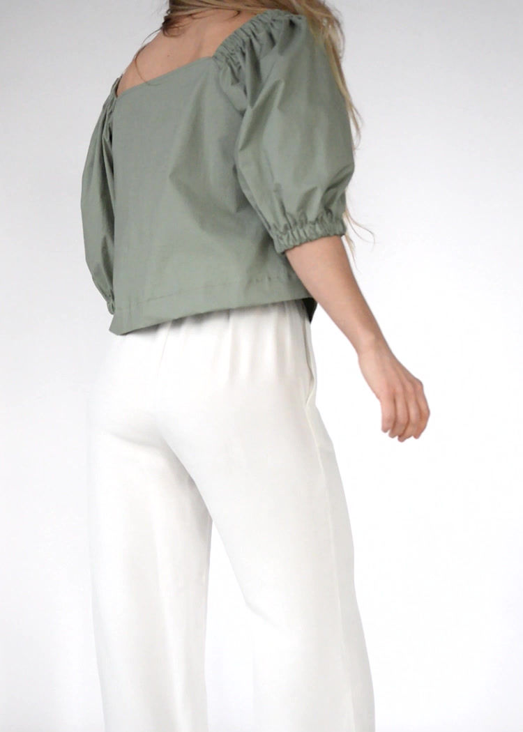 Thumbnail: Cotton Olive Top