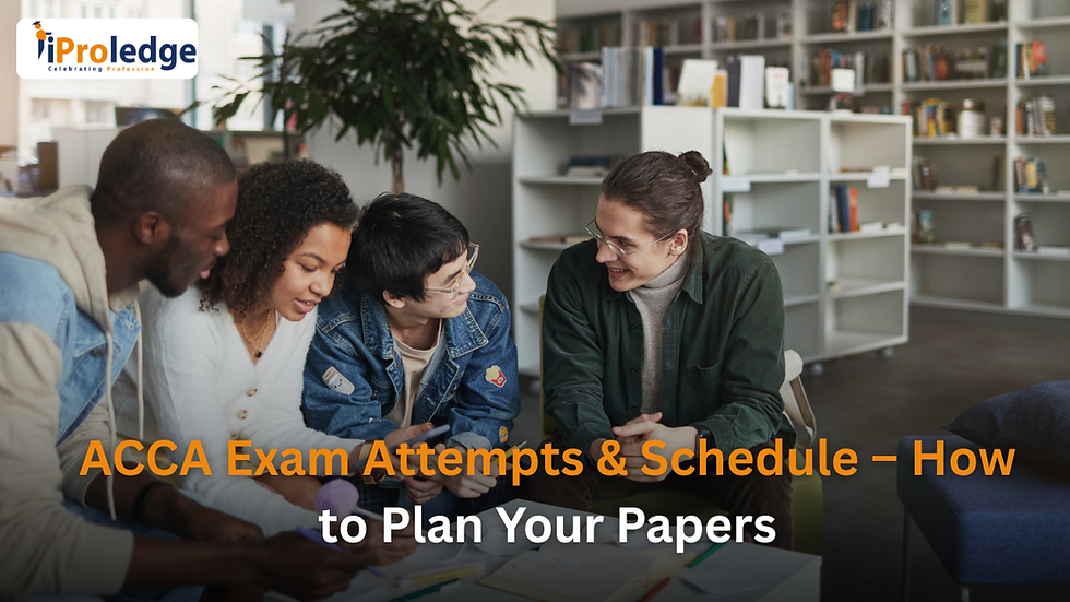 ACCA Exam Attempts & Schedule – How to Plan Your Papers